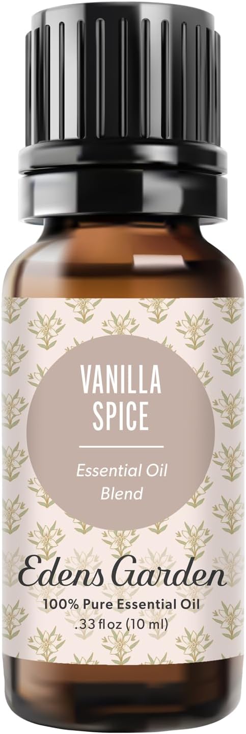 Edens Garden Vanilla Spice Essential Oil Blend – Cozy Fall & Autumn Aroma, 100% Pure Undiluted Aromatherapy for Natural Wellness & Seasonal Gifting – 10 ml (.33 fl oz)