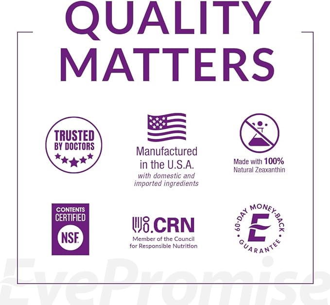 EyePromise Restore Eye Health Supplement - 180 Softgels, 90-Day Supply - Omega 3 Supplement with Zeaxanthin, Lutein, Fish Oil, EPA, DHA & Vitamins for Eye Health