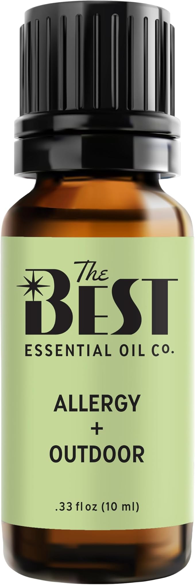 The Best Allergy + Outdoor Essential Oil Blend- Premium Grade- 100% Pure & Natural for Aromatherapy, Diffuser, Spa, Massage, Air Freshener- 10 ml (.33 fl oz)