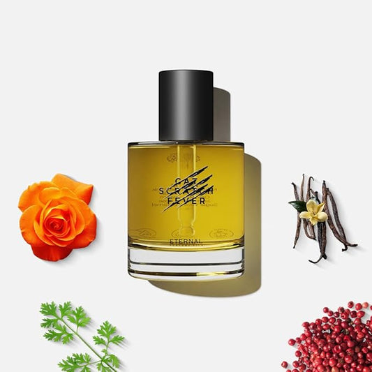 Eternal perfume oils for Women and Men - Eau De Perfum - Cat Scratch Fever Insp. by Killian Love Don't be Shy | Long Lasting Alcohol-Free Scents - Roll-On Fragrance Oil - 50ml with 30ml (Pack of 2)