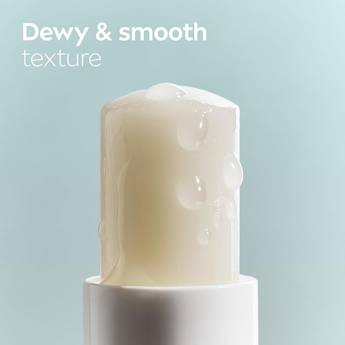 NIVEA Dewy Lip Balm with Hyaluronic Acid, Lightweight and Ultra-Hydrating for All Day Moisture, Leaves Visibly Less Noticeable Lip Lines and No Waxy Feel, 0.18 Oz, Pack of 4