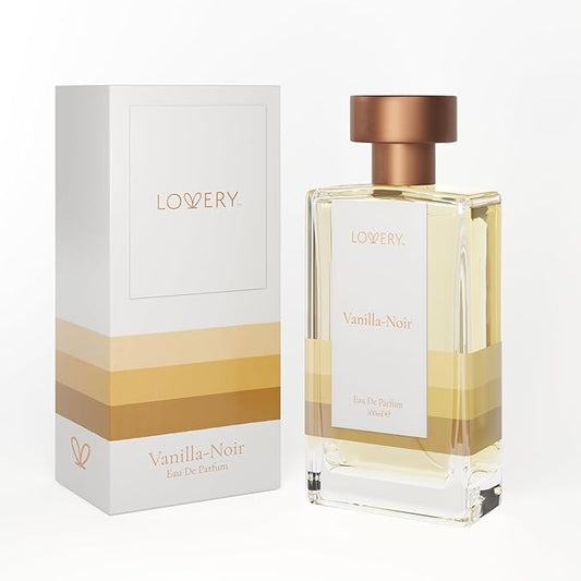 Vanilla Noir Perfume for Women, 100ml Womens Perfumes - Long Lasting Eau de Parfum Clean Fragrance - Tobacco, Ginger, Vanilla, Tonka Bean, Birthday Gifts for Mom, Girlfriend, Wife - Made in France