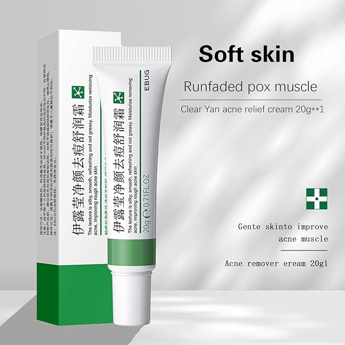 Soothing Cream for Oily & Sensitive Skin – Daily Moisturizer with Niacinamide, Aloe Vera & Hyaluronic Acid for Even-Toned, Radiant Skin, 20g (1PCS,20g)