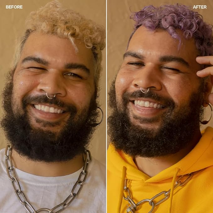 Overtone Daily Color Depositing Conditioner: 4.5oz Temporary Coloring Conditioner w/Shea Butter & Coconut Oil, Refresh Color & Prevent Fading, Vegan & Cruelty-Free, Pastel Purple is Lilac Lotus