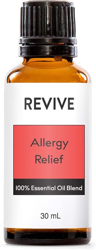 Allergy Relief Essential Oil Blend 30mL by Revive Essential Oils - 100% Pure Therapeutic Grade, for Diffuser, Humidifier, Massage, Aromatherapy, Skin & Hair Care
