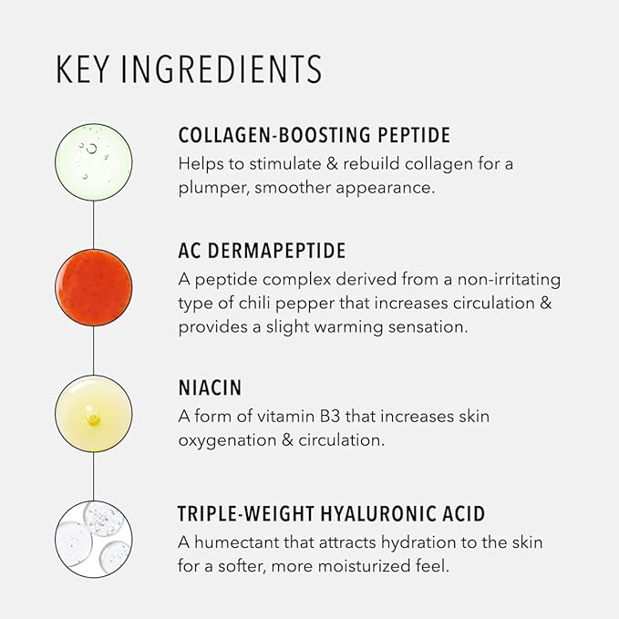 HydroPeptide Perfecting Gloss, Lip Plumping Gloss & Hydrating Treatment, Volumizing Collagen-Boosting Enhancer with Hyaluronic Acid & Peptides, Beach Blush, 0.13 Ounce