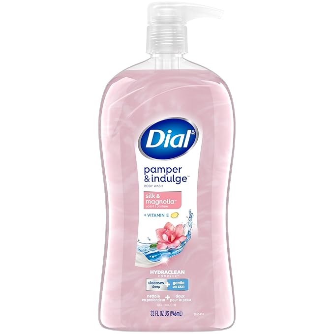 Dial Body Wash, Pamper & Indulge, Silk & Magnolia, 32 fl oz
