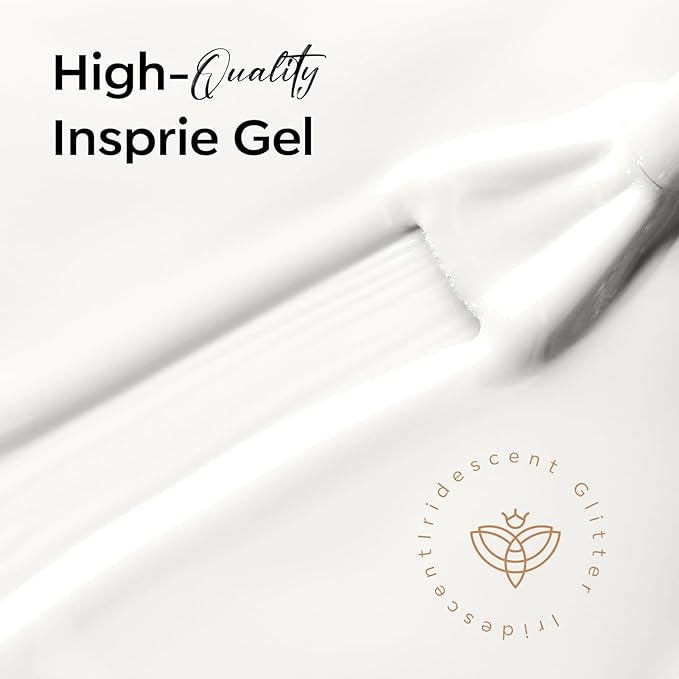 Modelones White Gel Nail Polish, 15 ML Off-White Color Gel Polish Summer Nail Gel Polish Soak Off Led Nail Art Gel Franch Manicure Salon DIY Gifts for Women