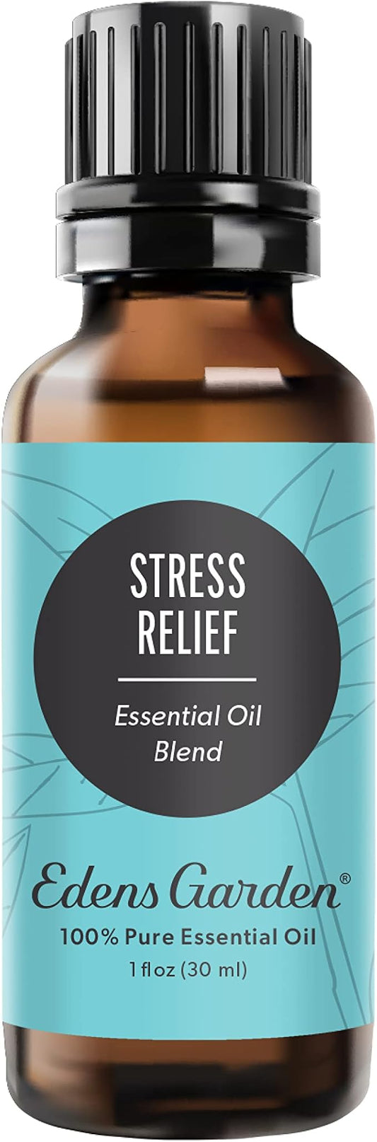 Edens Garden Stress-Relief Essential Oil Blend- 100% Pure Premium Grade, Undiluted, Natural, Therapeutic, Aromatherapy, The Best for Skin, Candle, Humidifiers 30 ml (1 fl oz)