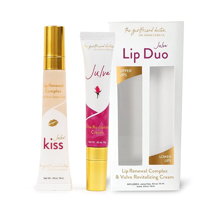 Kiss Lip Duo by Dr. Anna Cabeca – Moisturizing Cream + Lip Renewal Complex Set for Daily Skin Hydration