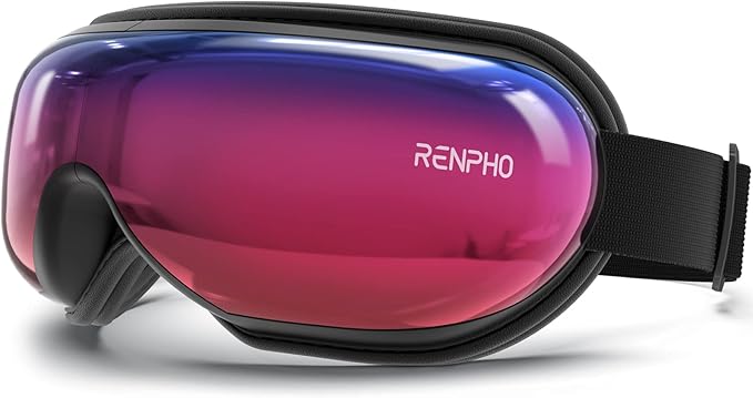 RENPHO Eyeris 1 Eye Massager with Heat, Christmas Birthday Gifts for Women Men Mom Dad Her Him, FSA Eligible HSA Eye Mask for Migraine, Smart Sleep Mask for Dry Eyes Relax, Reduce Strain