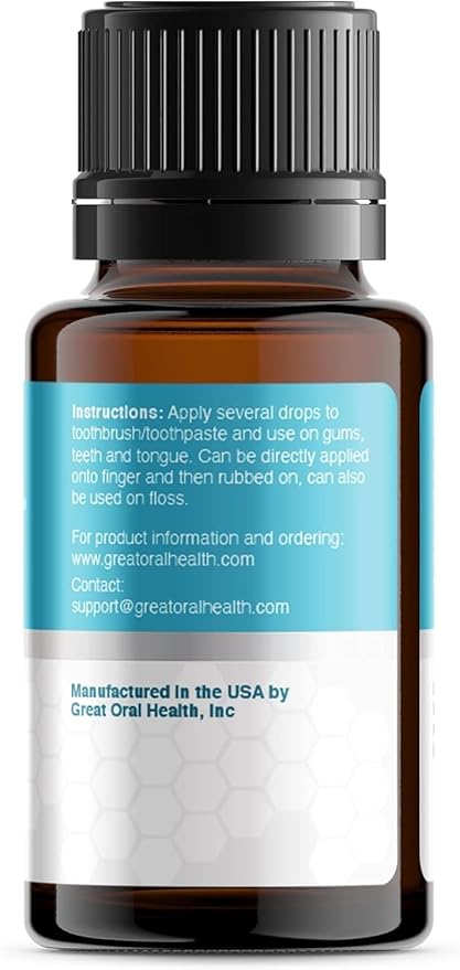 OraRestore Bad Breath Treatment for Adults Halitosis: Dentist Formulated Oral Rinse Concentrate Tooth Oil Liquid Toothpaste, Fresh Breath Mouthwash for Dry Mouth, Oral Care, Healthy Gums & Teeth 15ml