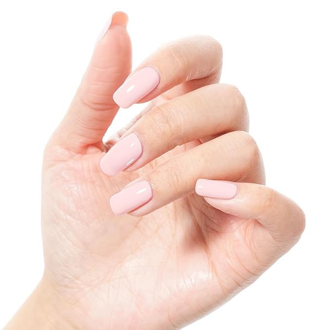 MAYCHAO 15ML Creamy Pink Gel Nail Polish 1Pc Pink Gel Polish Soak Off UV LED Nail Polish Nail Art Starter Manicure Salon DIY at Home, 0.5 OZ