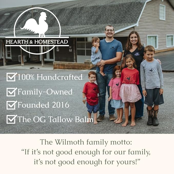 Hearth and Homestead: Handmade Whipped Tallow Balm (Coffee Vanilla) - Organic Body Butter with Infused Olive Oil - 1.3 oz …