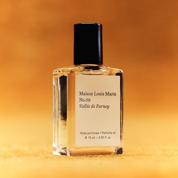 Maison Louis Marie - No.09 Vallée de Farney Natural Roll-On Perfume Oil | Luxury Clean Beauty + Non-Toxic Fragrance (0.5 fl oz | 15 ml)
