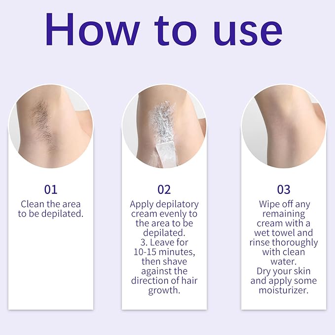 2 PCS Gentle Body Hair Removal Cream for Sensitive Skin, 6.76 Fl Oz, Painless Hairs Removal Cream with Spatula Applicator, Unisex Hair Removal & Skincare