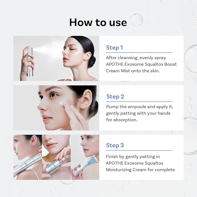 APOTHE Exosome Squal-Tox Moisturizing Cream 2.03 fl oz (60ml) – Long-Lasting Hydration, Firming, and Skin Barrier Strengthening with Squalane, Centella Asiatica, and Exosome Technology