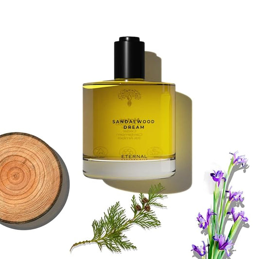 Eternal perfume oils – Sandalwood Dream inspired by Santal 33 | Long Lasting Perfume Oil for Women – 50ml with Bonus 30ml Sandalwood Dream (Pack of 2)