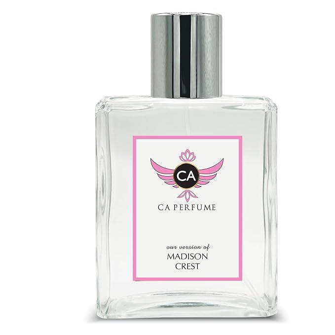 CA Perfume Impression of Madison Crest For Women Fragrance Dupes Eau de Parfum Spray Bottle 3.4 Fl Oz/100ml-X1