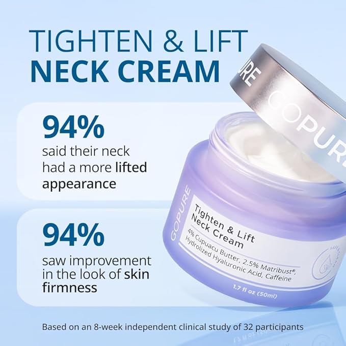 goPure Sculpting Duo - Tighten & Lift Neck Cream, Sculpt & Tone Arm Cream, 2 Piece Set