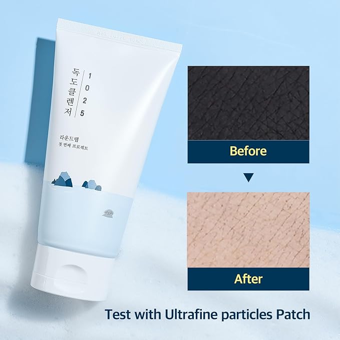 ROUND LAB 1025 Dokdo Cleanser 150ml+Birch Juice UVLock Sunscreen Set | Hydration toner, gentle exfoliation, soothing, UV Protection, Korean Sunscreen