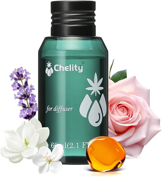Chelity Hotel Diffuser Oil, 2.1 Fl Oz (60ml),Home Luxury Aroma & Hotel Fragrance Diffuser Oils-Hotel Diffuser Oil for Aromatherapy, Compatible with Waterless Ultrasonic Diffusers(2.1,Baccarat Rouge)