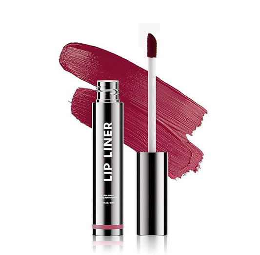 Lip Stain Peel Off - Lip Liner Long-wear & Waterproof Moisturizing Lip Stain with Matte Finish, Transfer-Proof, Non-Stick Cup Lip Tint Stay On All Day (Mauve)