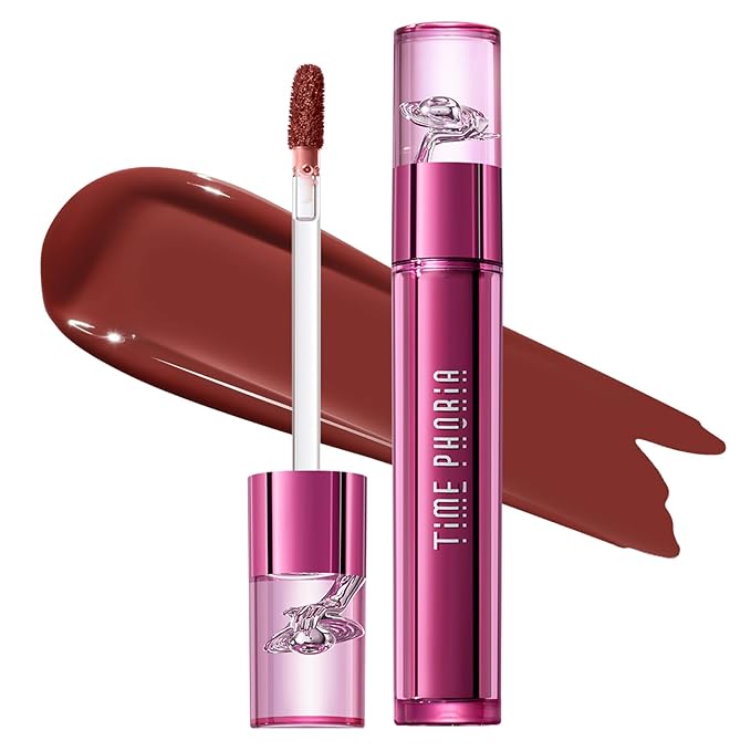 ALTERA BLURRING LIP TINT - Shine Lip Gloss to Soft Blurry Lip Matte Finish, Long-Lasting Lip Stain, Smooth and Blur lip lines, Watery-Velvet Feel, Hydrating & Non-Sticky (001 FLUX)