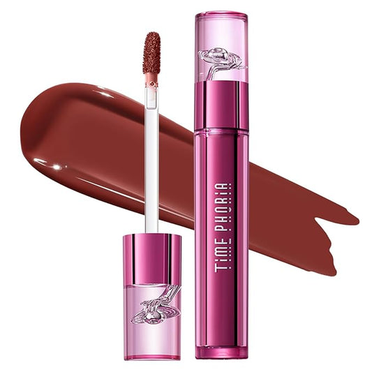 ALTERA BLURRING LIP TINT - Shine Lip Gloss to Soft Blurry Lip Matte Finish, Long-Lasting Lip Stain, Smooth and Blur lip lines, Watery-Velvet Feel, Hydrating & Non-Sticky (001 FLUX)