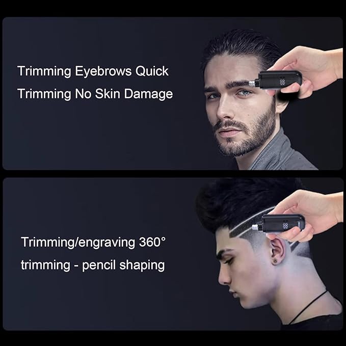 Ultimate 2-in-1 Nose Hair Trimmer - for Effortless, All-Day Comfort, Nose Hair Trimmer for Men Women Battery-Operated Trimmer with Waterproof (Blue)