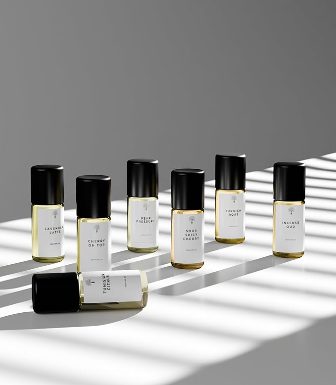 Eternal perfume oils - Discovery Set2 (7 x 5ml/1.18 fl. oz) - Testing Sampler Fragrances - Diverse Fragrance Collection - Inspired by Luxury Scents - Long-Lasting - Perfumes Sample Collection