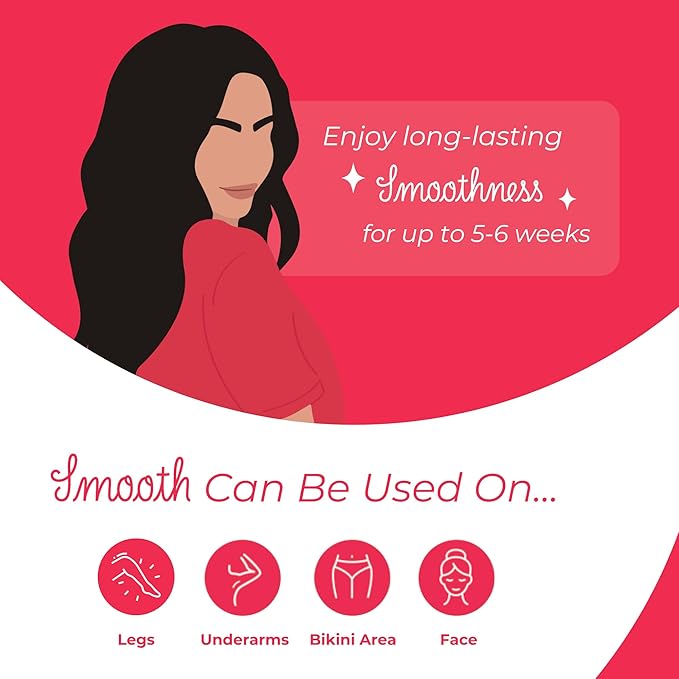 Smooth by Hello Sugar | Full-Body Sugar Wax | Sugar Waxing for Hair Removal | Salon-Quality, Natural, Vegan Sugaring Kit | Follow Instructions Carefully | 100% Cruelty-Free (2 lbs 4 oz)