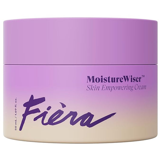 FIÈRA MoistureWiser – Anti-Aging Face Moisturizer for Mature Skin – Hydrating Face Cream with Peptides to Firm & Smooth – Facial Moisturizer, Face Lotion & Skin Care – Day & Night – 1.69 fl oz