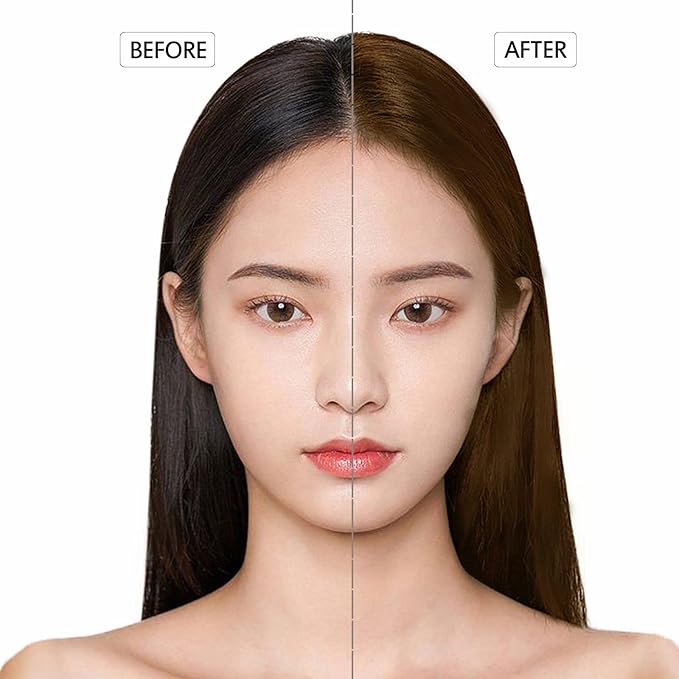 Natural Chestnut Brown Hair Dye Shampoo, 3-IN-1 Hair Color Shampoo for Men Women, Brown Hair Dye Colors in Minutes for All Hair Types 16.9 Fl Oz (Chestnut brown)