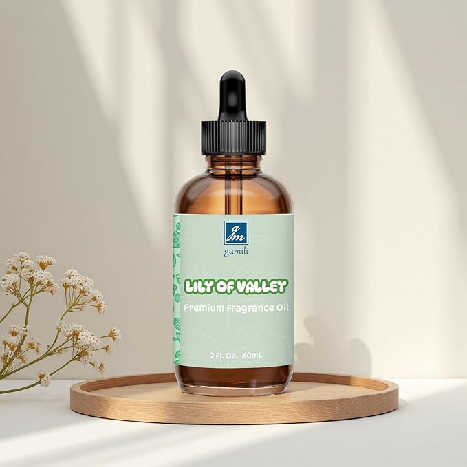 Fragrance Oil for Skin, Hair, Body & Face, Perfume, Diffuser, Aromatherapy & Massage (2 Fl Oz (Pack of 1), Lily of Valley)