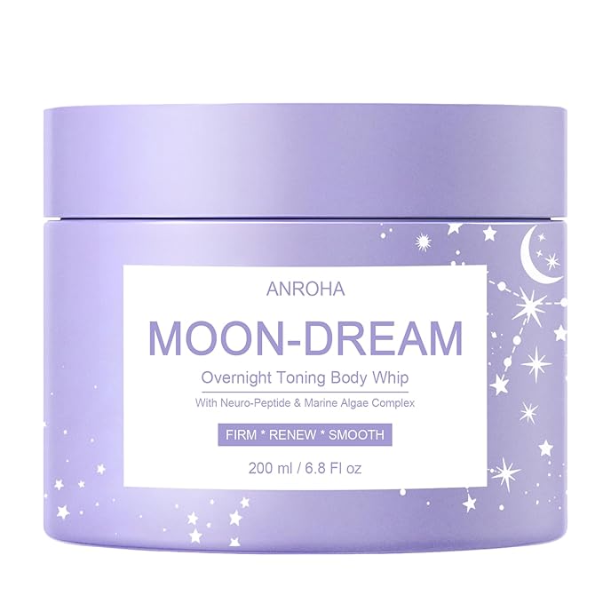 Moon Dream Overnight Toning Whip - Get Body Firming Cream for Women - Age Defying Lift and Frim Cream Helps Target the Appearance of Loose Skin On the Body 6.8 Fl oz