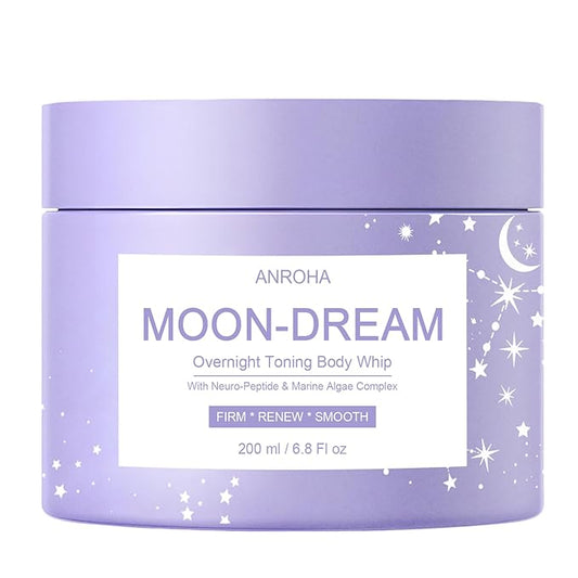 Moon Dream Overnight Toning Whip - Get Body Firming Cream for Women - Age Defying Lift and Frim Cream Helps Target the Appearance of Loose Skin On the Body 6.8 Fl oz