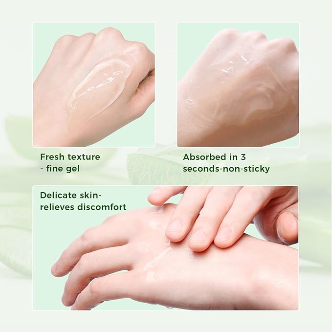 OUKEYA 1 Gallon, Aloe Vera Gel – Soothing, Hydrating, and Nourishing for Face & Body | 98% Natural Aloe Vera, Pure & Organic for After Sunburn Relief, Skincare & Hair Hydration, Calming Moisturizing