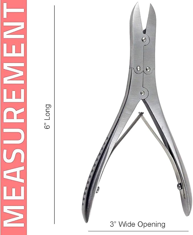 Toenail Clippers for Thick Ingrown Toenails - Professional Nail Cutter Nail Trimmer Podiatry Fingernail Clipper for Men Women Seniors Elderly Podiatrist Heavy Duty Stainless Steel Tool by Krisp Beauty