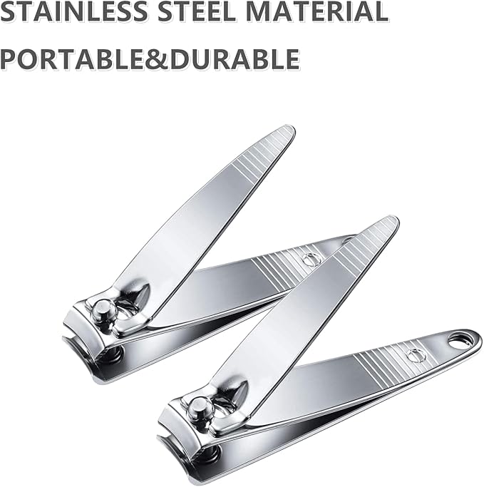 80 Pack Nail Clippers Bulk,Nail Clipper Set Flat Trimmer Portable Bulk in Bulk,Nail Supplies Manicure Tools for Women Man Adult Homeless Care