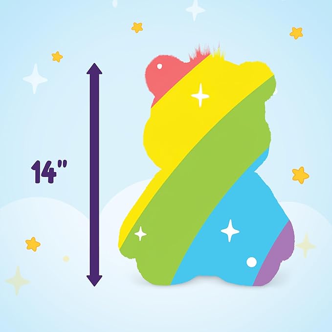 Care Bears 14" Harmony Bear Plushie - Medium Size - Purple Plush for Ages 4+ – Perfect Stuffed Animal Holiday, Birthday Gift, Super Soft and Cuddly – Gift for Girls and Boys, Collectors