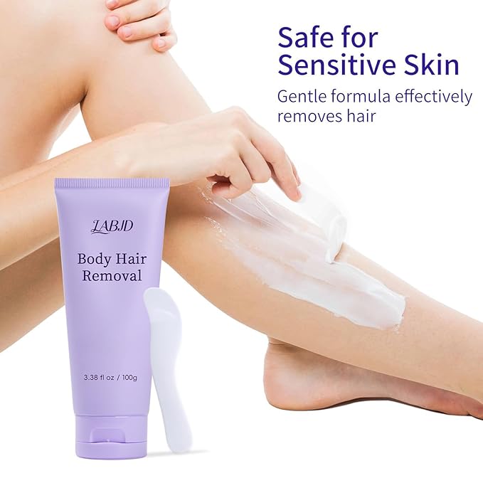 Gentle Body Hair Removal Cream-Pain free Hairs Removal Cream for Sensitive Skin with a Neutral Formula for Hair Removal and Skincare 2-in-1,Durable and Smooth for Men and Women