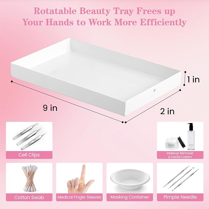 Facial Steamer Professional, Facial Steamer on Wheels with Storage Platform, Face Steamer with More Steam for Deep Cleansing and Hydration, Estheticians Steamer for Beauty, Spa and Home Use（White）