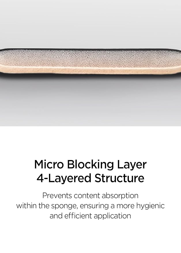 JUNG SAEM MOOL Cushion Puff Natural Cover Puff for Smooth Fitting with The Round Shape 2.1 Inch