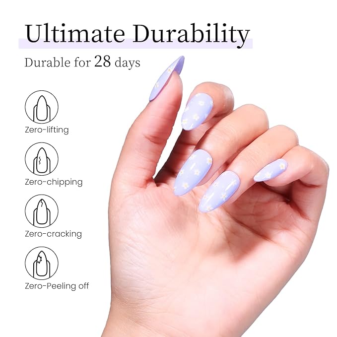 MAYCHAO 15ML Gel Nail Polish 1Pc Lilac Purple Gel Polish Soak Off UV LED Nail Polish Nail Art Starter Manicure Salon DIY at Home, 0.5 OZ