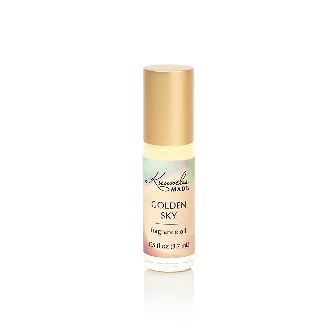 Kuumba Made Golden Sky Fragrance Oil Roll-On 0.125 fl oz (3.7ml) | Rollerball Perfume | Alcohol Free