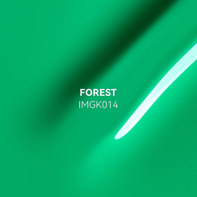 MAYCHAO 15ML Forest Gel Nail Polish 1Pc Green Gel Polish Soak Off UV LED Nail Polish Nail Art Starter Manicure Salon DIY at Home, 0.5 OZ