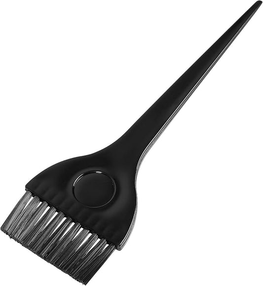 uxcell Hair Dye Tint Brush, Professional Salon Color Bleach Applicator Brush for Women, 1 Pcs 1 x 2.4 Inch Large Soft Feathered Bristles Hair Comb Coloring Tool for Home DIY Dyeing, Black