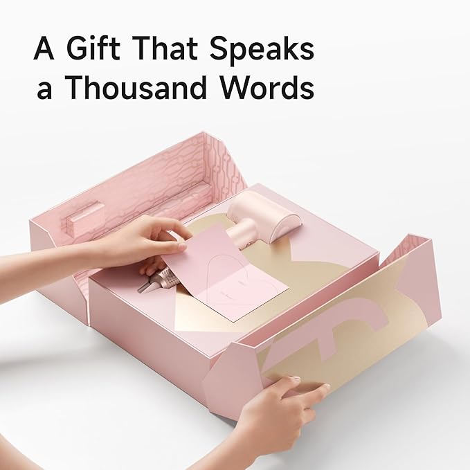 Laifen Premium High-Speed Hair Dryer Love-Bound Box, Professional Ionic Portable Blow Dryer with 110,000 RPM, Lightweight, Low Noise, 360° Magnetic Styling Attachment, Wall Mount, Travel Bag, Gift Box