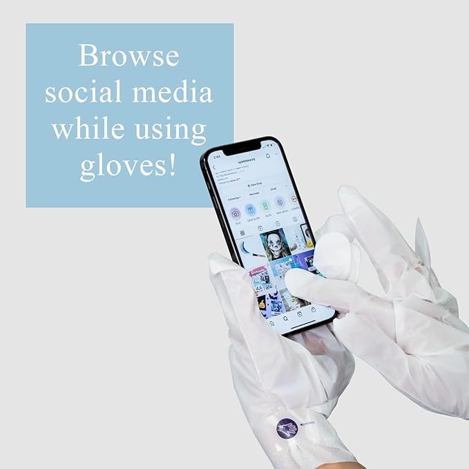 Epielle Moisturizing Hand & Foot Masks for Dry, Rough Skin, Self Care Gifts for Women, Spa Kit, Stocking Stuffers, Thanksgiving Essentials, 6 Moisturizing Gloves & 6 Moisturizing Socks